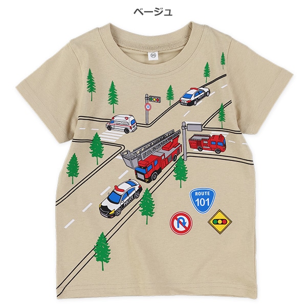はたらくくるまロゴ半袖Tシャツ