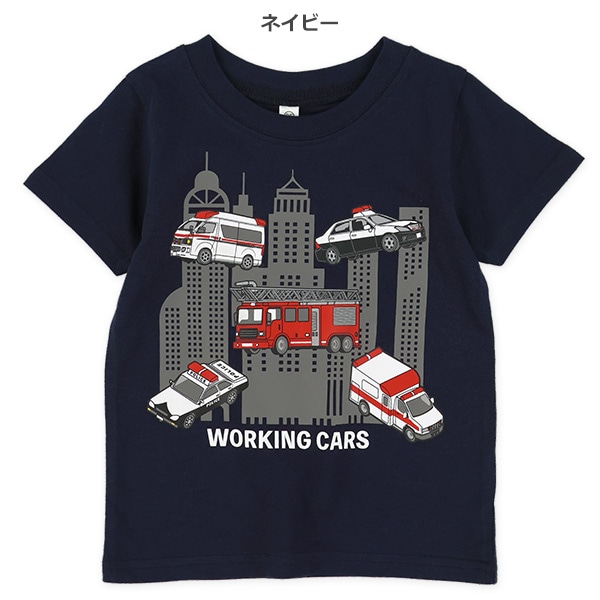 はたらくくるまロゴ半袖Tシャツ