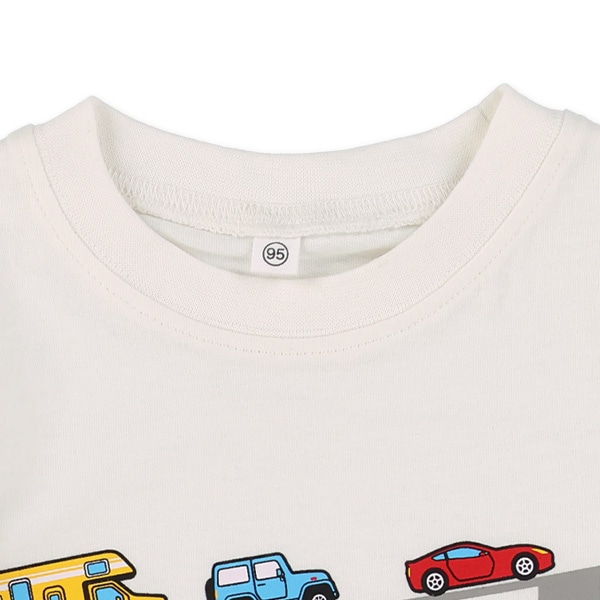 はたらくくるまロゴ半袖Tシャツ