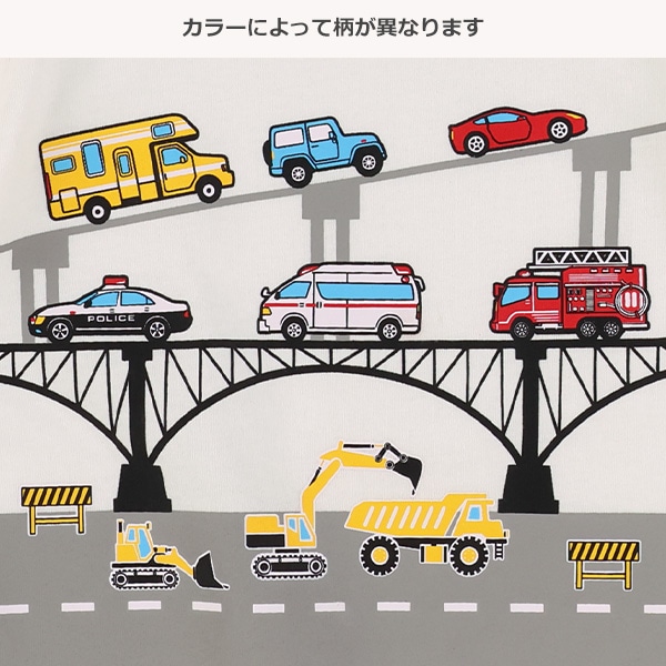 はたらくくるまロゴ半袖Tシャツ