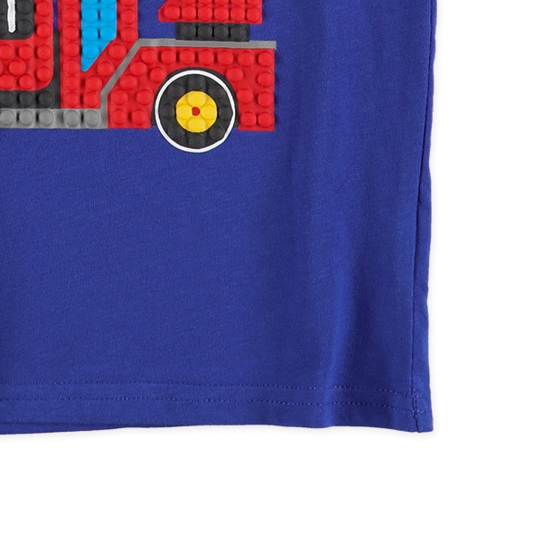 はたらくくるま発泡ブロック半袖Tシャツ