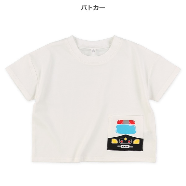 BIGシルエットはたらくくるまポケット半袖Tシャツ