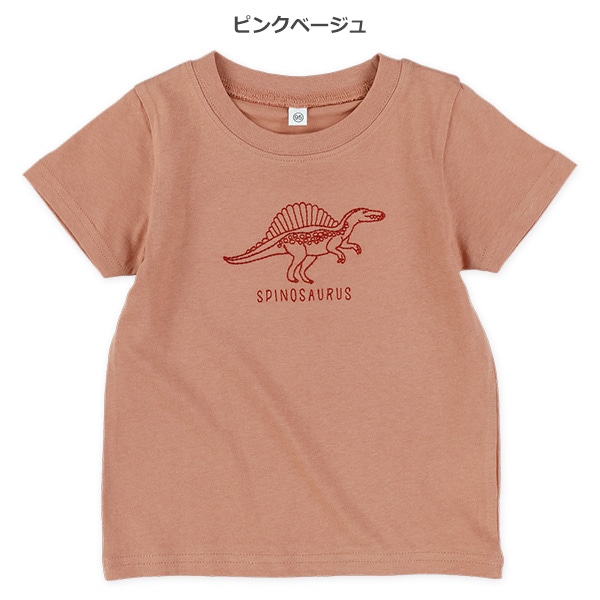 ステッチ刺繍半袖Tシャツ