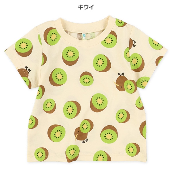 たべもの・のりもの総柄半袖Tシャツ