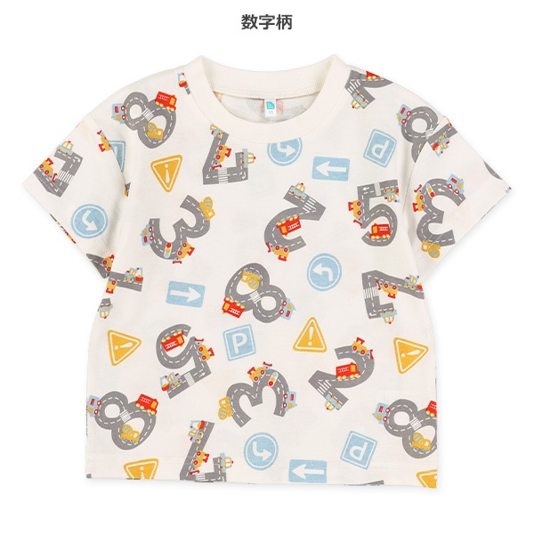 くるま・アニマル総柄半袖Tシャツ
