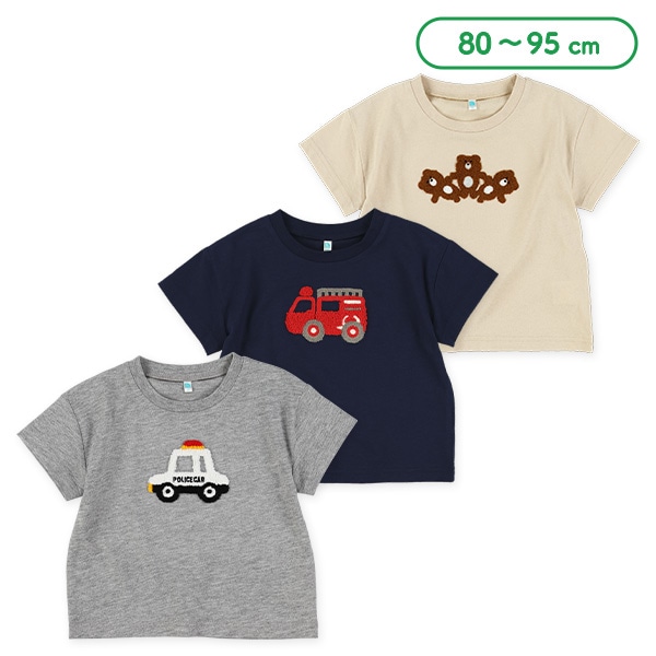 サガラくま・はたらくくるま半袖Tシャツ