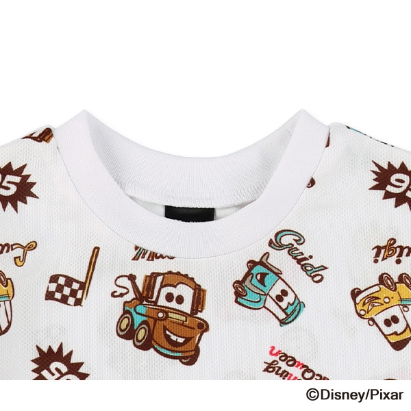 ポリエステルメッシュ総柄半袖Tシャツ（カーズ）