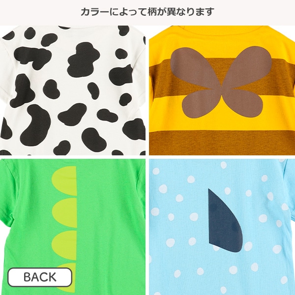 なりきり前後半袖Tシャツ