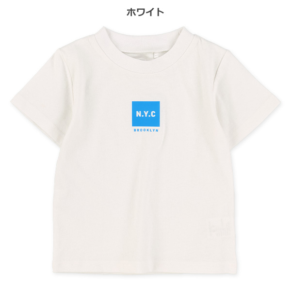 N.Y.Cボックスロゴ半袖Tシャツ