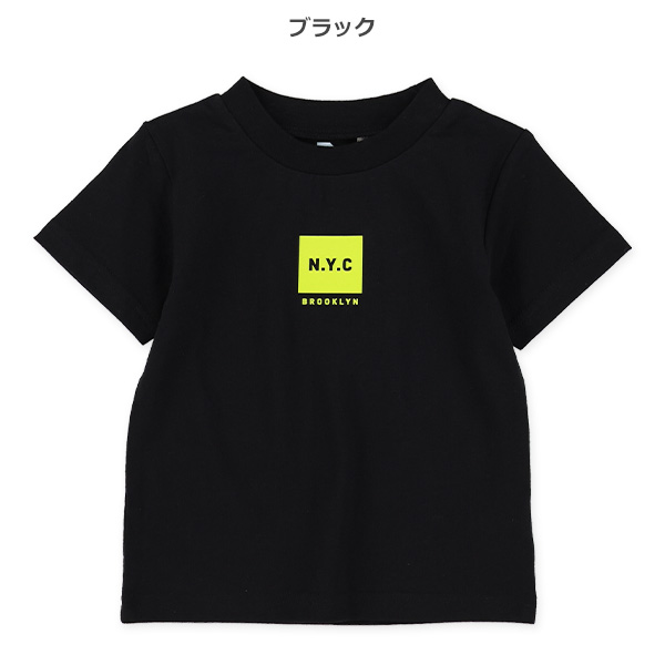 N.Y.Cボックスロゴ半袖Tシャツ