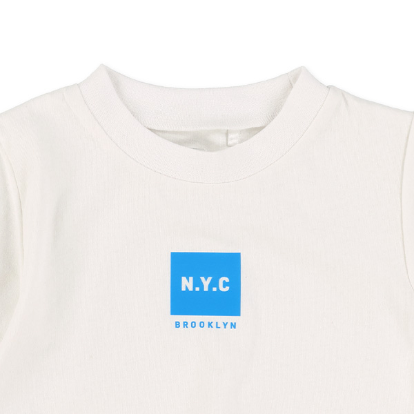 N.Y.Cボックスロゴ半袖Tシャツ