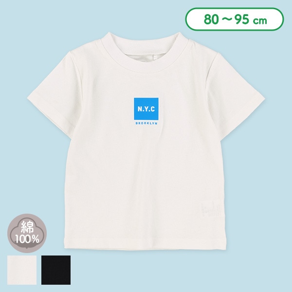 N.Y.Cボックスロゴ半袖Tシャツ