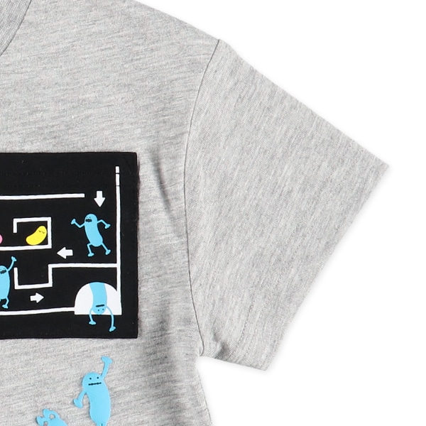 ポケットビーンズ発泡プリント半袖Tシャツ