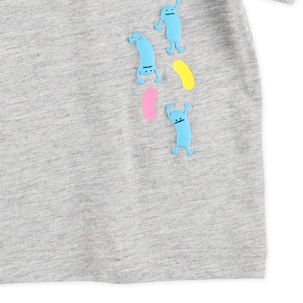 ポケットビーンズ発泡プリント半袖Tシャツ