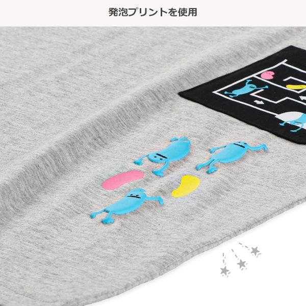 ポケットビーンズ発泡プリント半袖Tシャツ