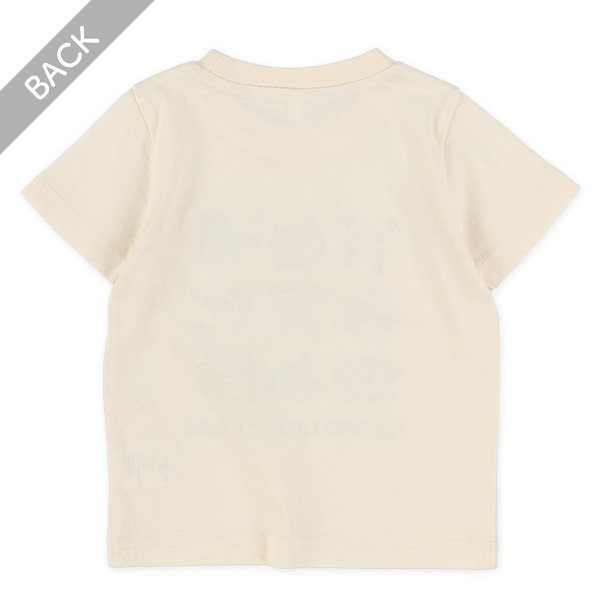 アニマルフェイスプリント半袖Tシャツ