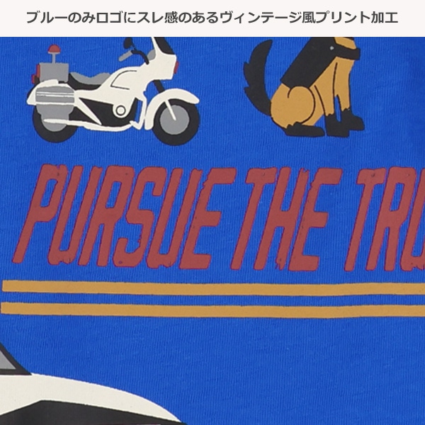はたらくくるまプリント半袖Tシャツ