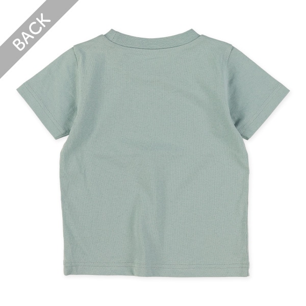 線路サークルプリント半袖Tシャツ