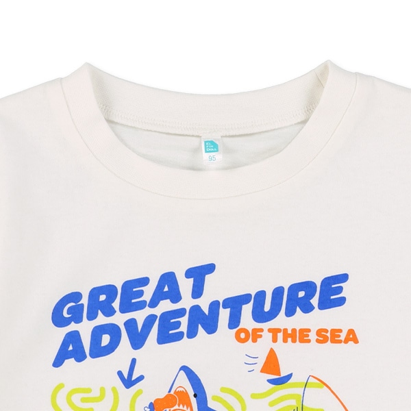 サメ迷路半袖Tシャツ
