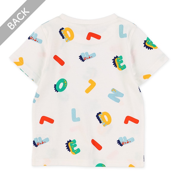 アルファベット半袖Tシャツ