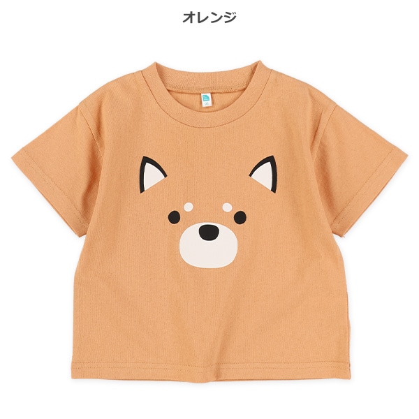 アニマルフェイス半袖Tシャツ