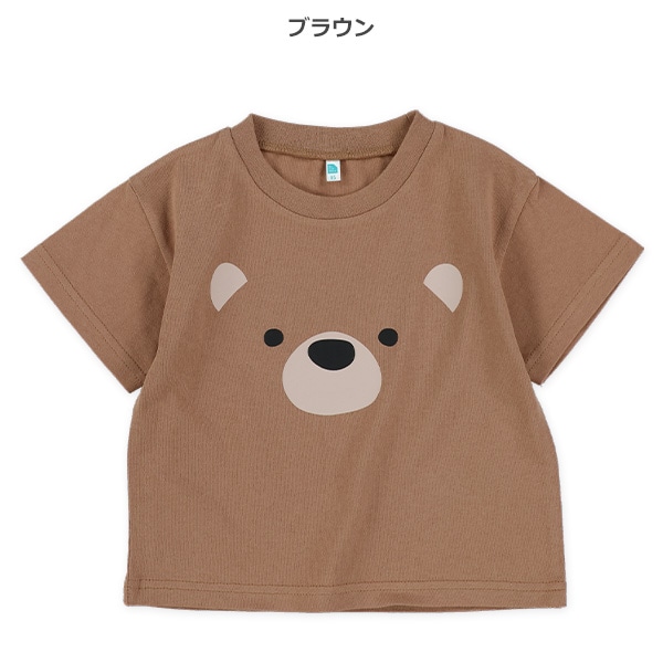 アニマルフェイス半袖Tシャツ
