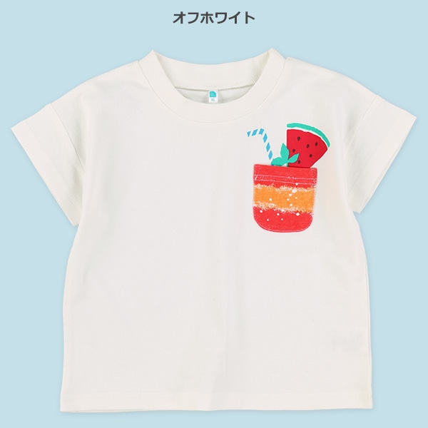 ボーイズポケットドリンク半袖Tシャツ