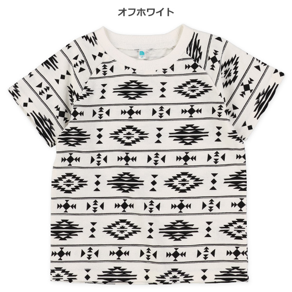 オルテガ総柄半袖Tシャツ