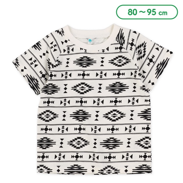 オルテガ総柄半袖Tシャツ