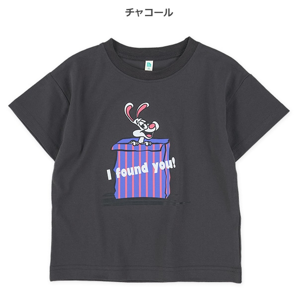 うさぎ・アヒルアメカジ半袖Tシャツ