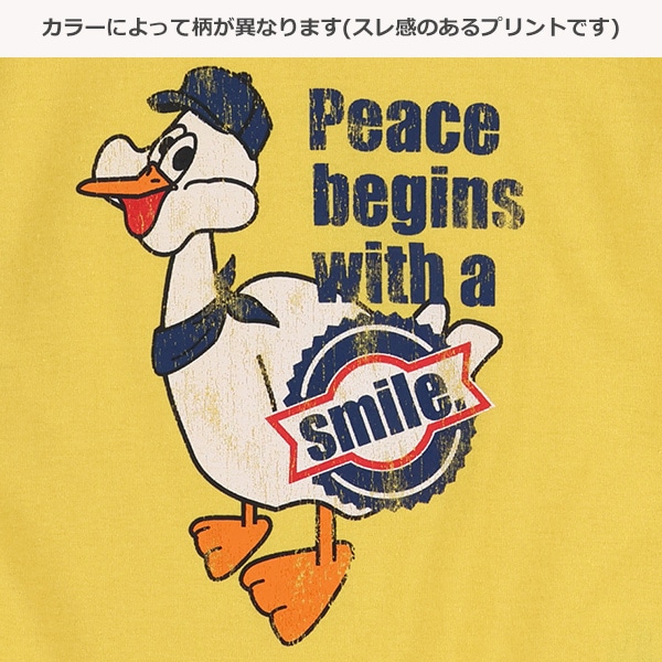 うさぎ・アヒルアメカジ半袖Tシャツ