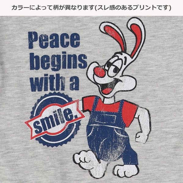 うさぎ・アヒルアメカジ半袖Tシャツ