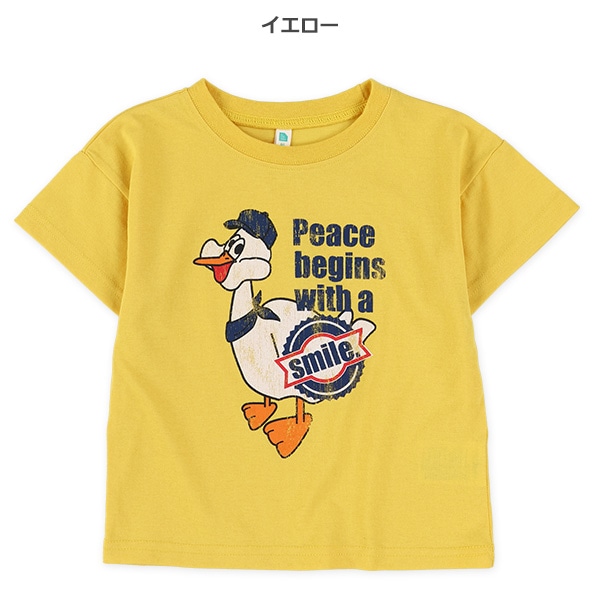 うさぎ・アヒルアメカジ半袖Tシャツ