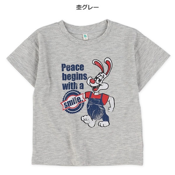 うさぎ・アヒルアメカジ半袖Tシャツ