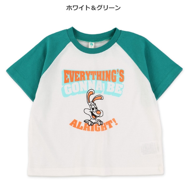 配色アメカジラグラン半袖Tシャツ