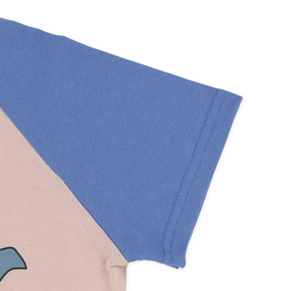 配色アメカジラグラン半袖Tシャツ