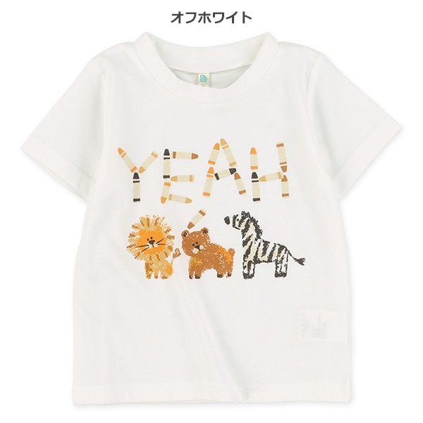 アニマルクレヨン半袖Tシャツ