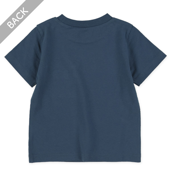 配色ポケット付き半袖Tシャツ