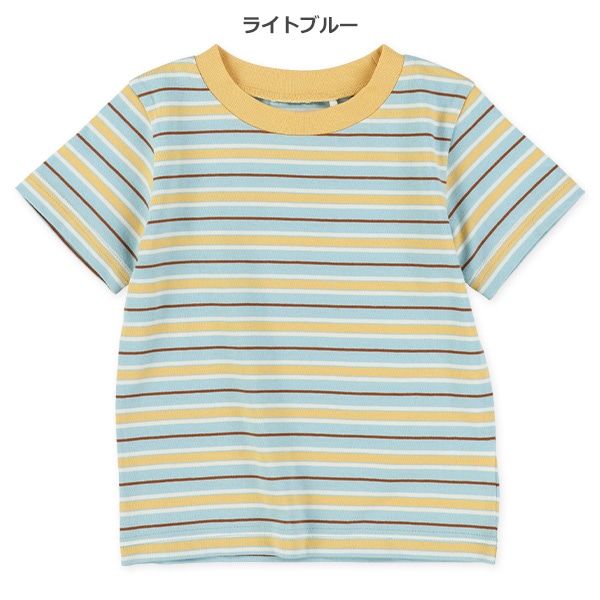 マルチボーダー半袖Tシャツ
