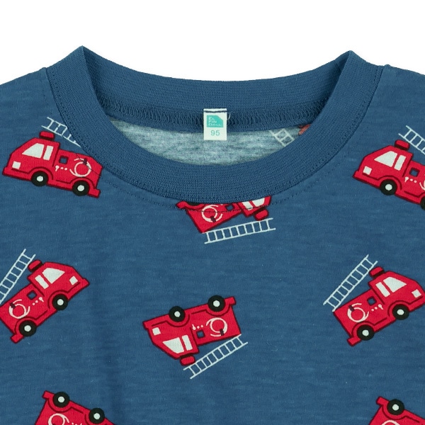 くるま総柄半袖Tシャツ