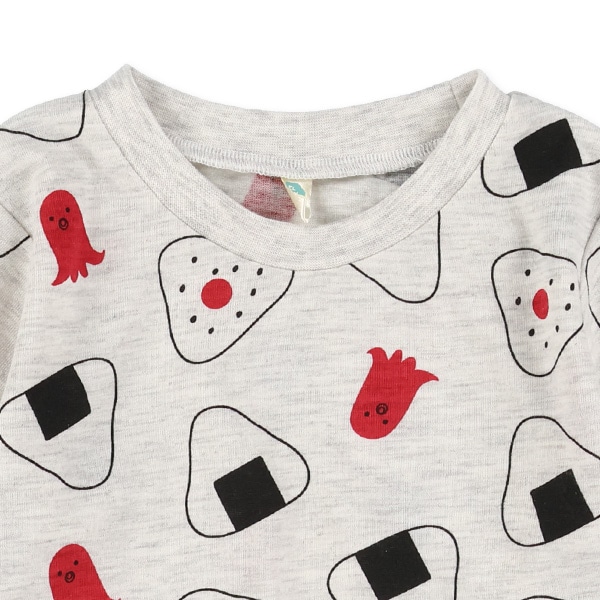 食べ物総柄半袖Tシャツ