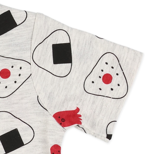 食べ物総柄半袖Tシャツ