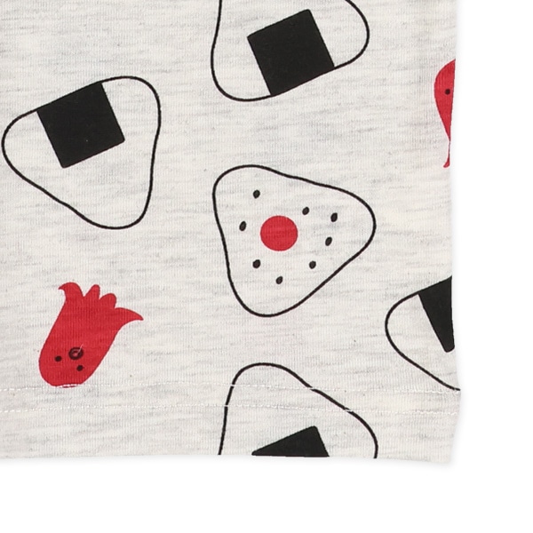 食べ物総柄半袖Tシャツ