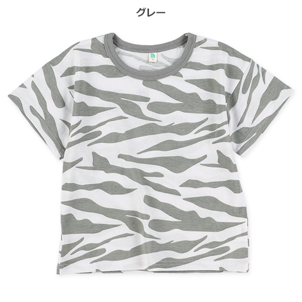アニマル総柄半袖Tシャツ