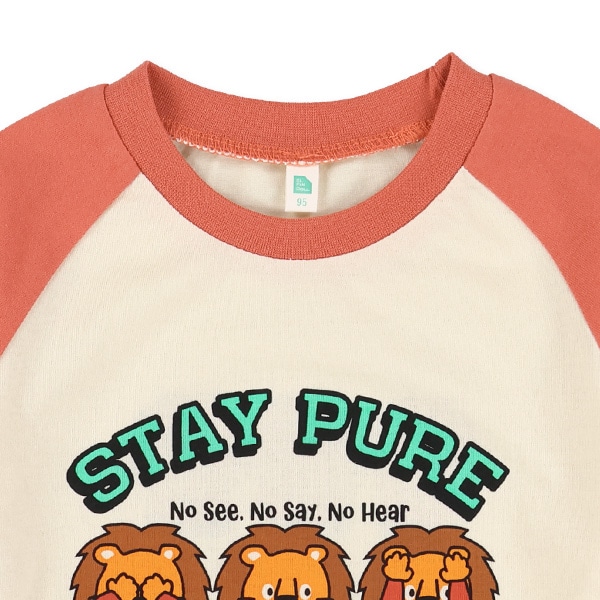 くま・ライオントリオラグラン半袖Tシャツ