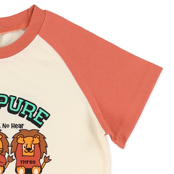 くま・ライオントリオラグラン半袖Tシャツ