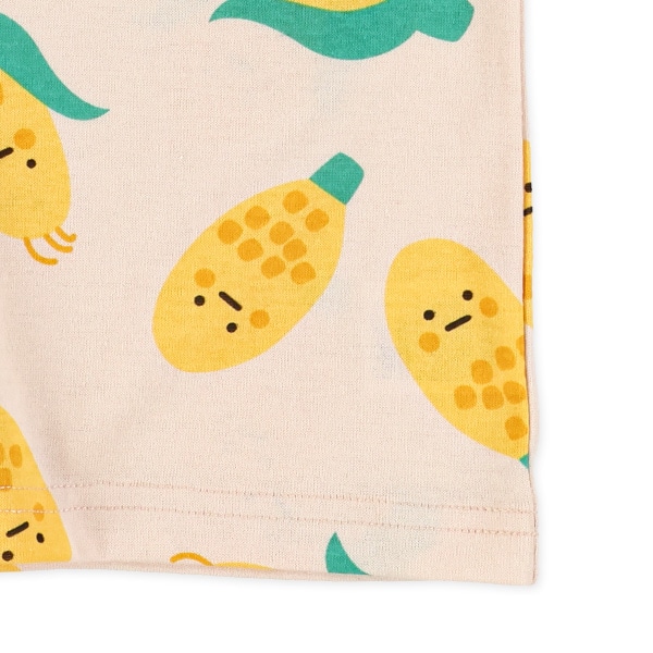 野菜フルーツ総柄半袖Tシャツ