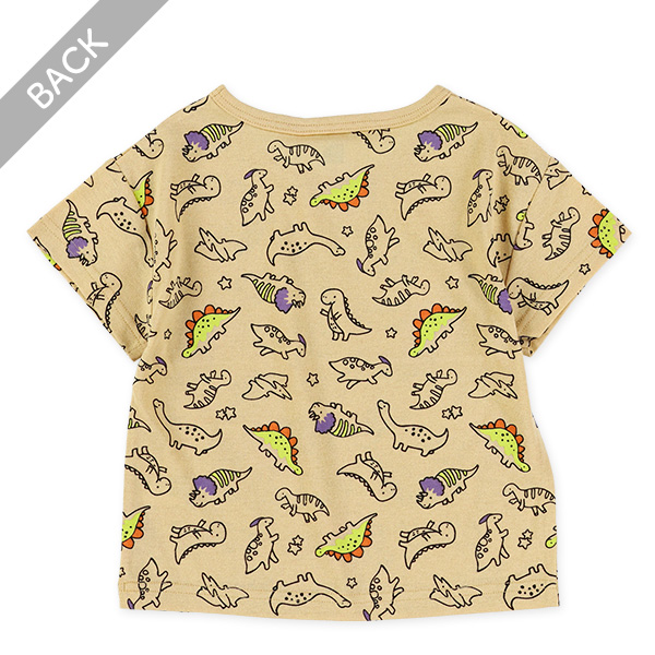 アニマル・恐竜総柄半袖Tシャツ