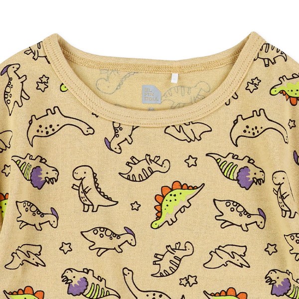 アニマル・恐竜総柄半袖Tシャツ