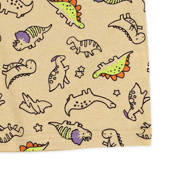 アニマル・恐竜総柄半袖Tシャツ